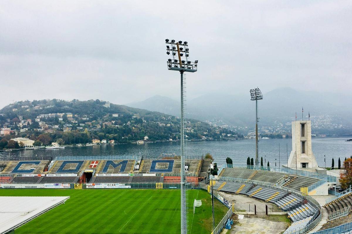 potret Stadio Giuseppe Sinigaglia, markas Como