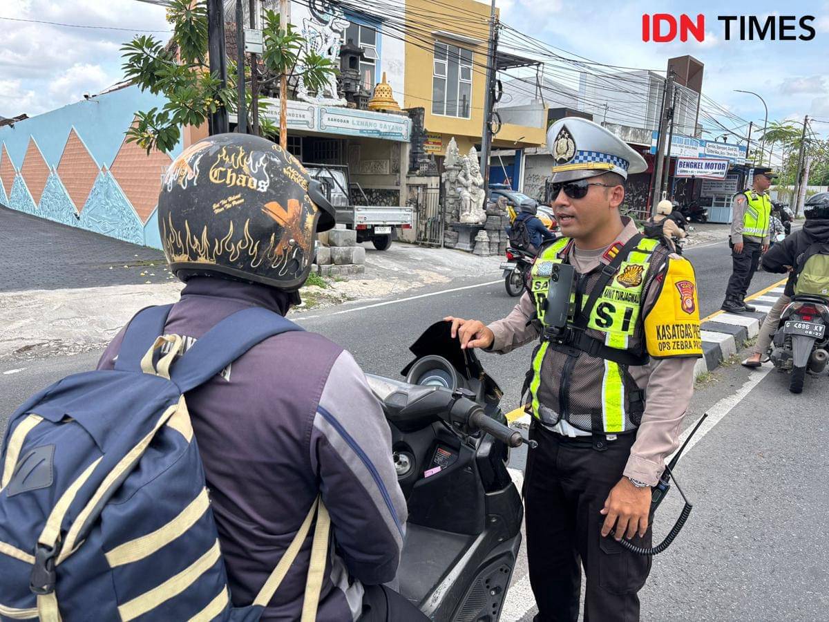 Operasi Zebra Progo 2025 Polres Bantul. (IDN Times/Daruwaskita)