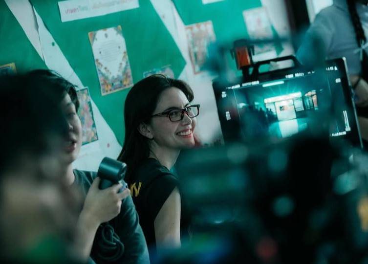 Davika Hoorne mengarahkan syuting drama ClaireBell.