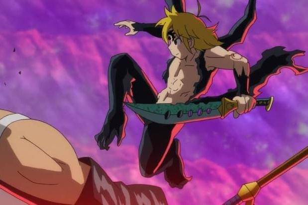 adegan Meliodas menghajar Escanor