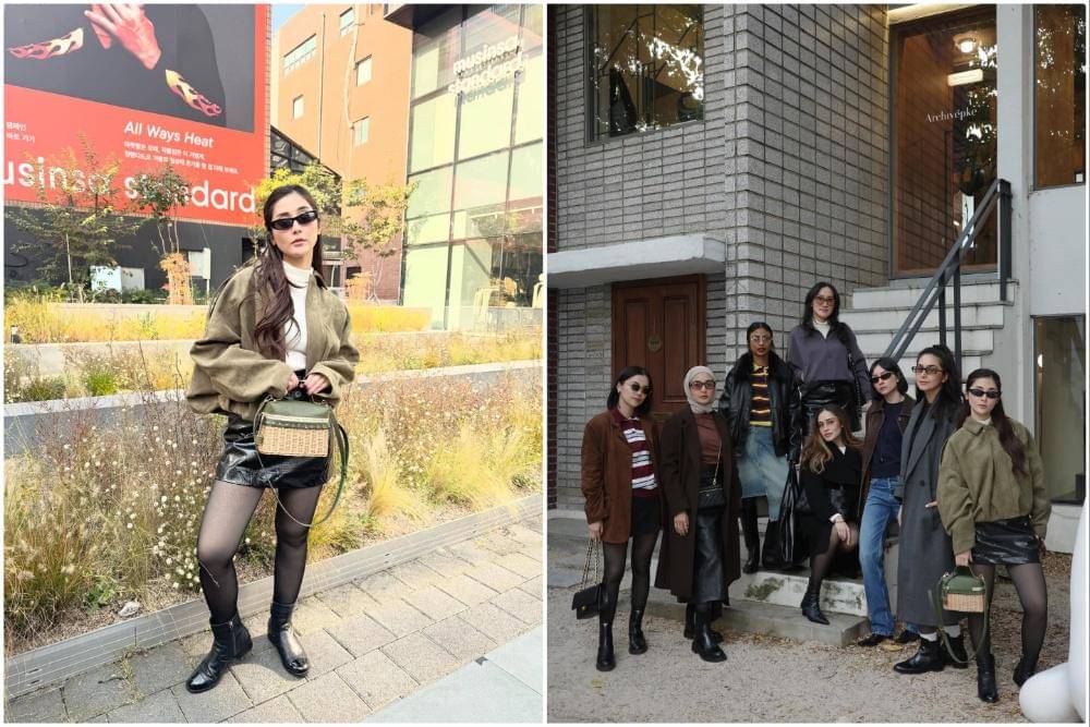 potret Eva Anindita liburan ke Korea Selatan