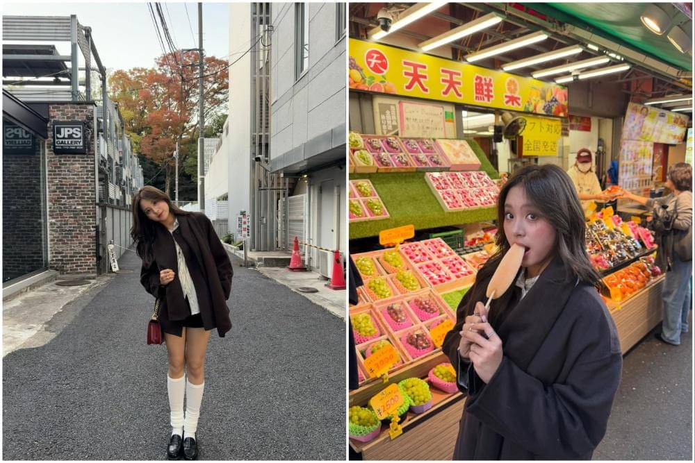 potret Zee Asadel liburan di Tokyo