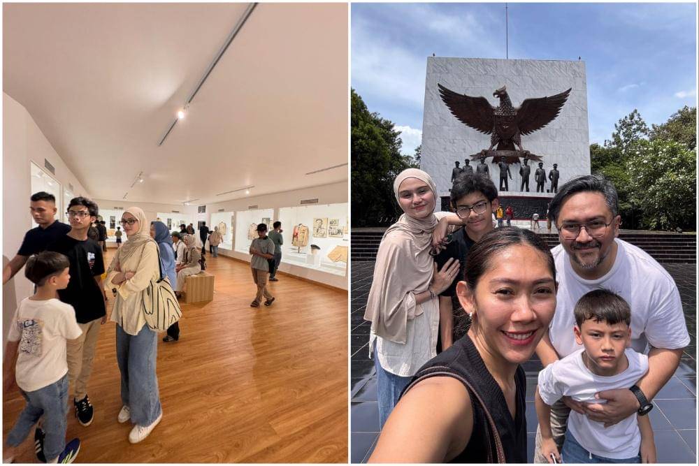 Potret Prabu Revolusi dan Keluarga ke Museum Kesaktian Pancasila