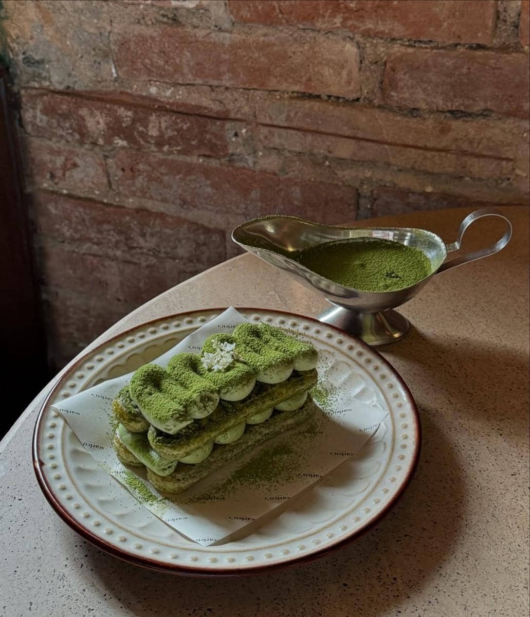 matcha tiramisu Scarlett's