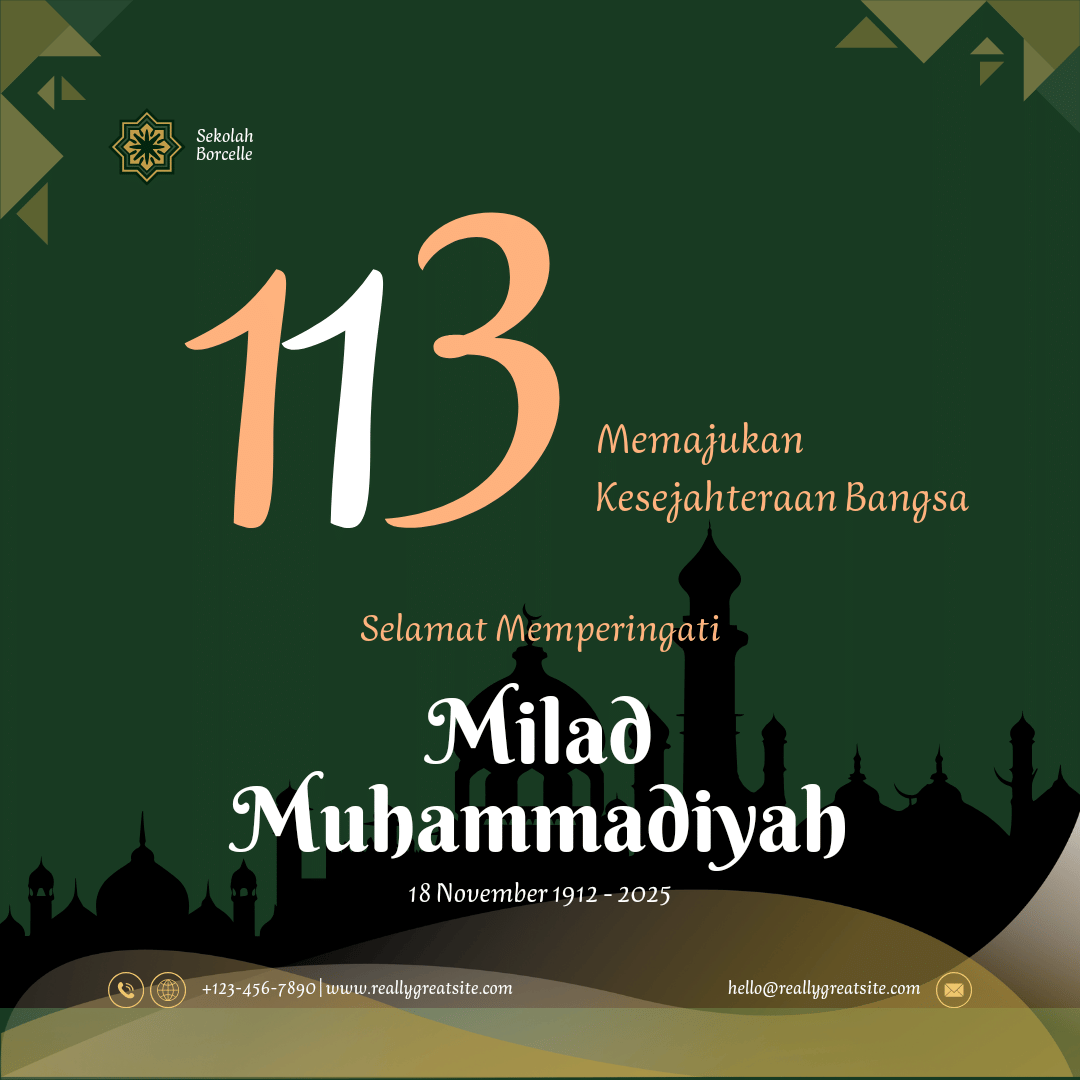 poster Milad Muhammadyah ke-113