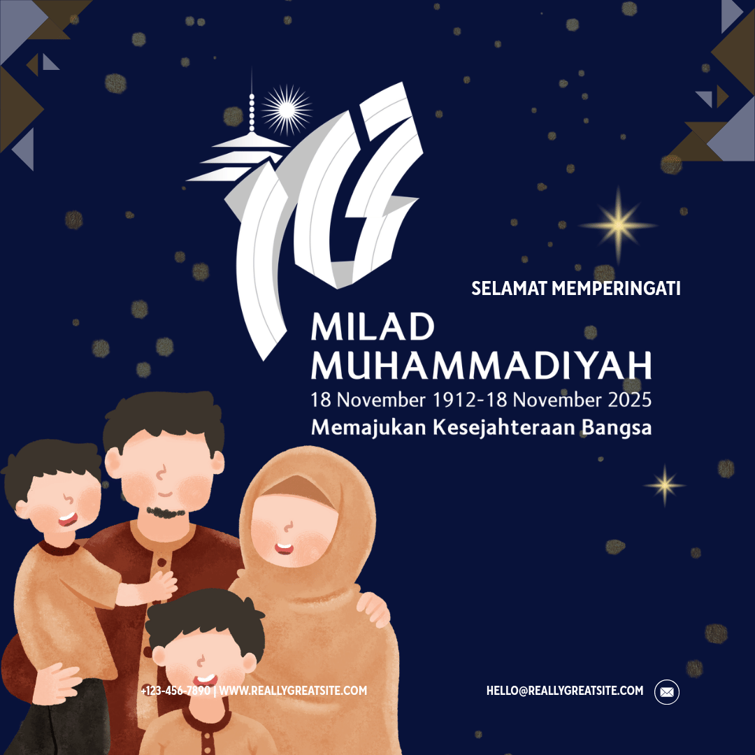 poster Milad Muhammadyah ke-113
