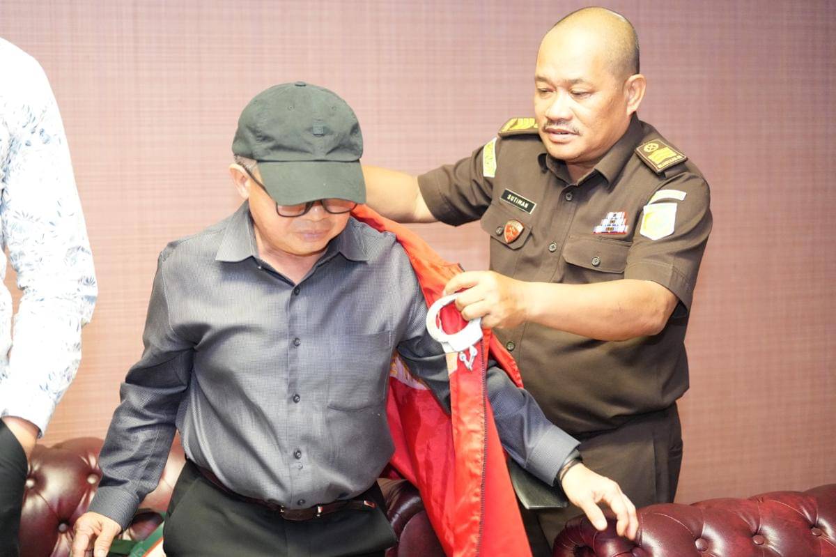 Tersangka WS alias Wilson yang merupakan Direktur PT BSS dan PT SAL ditahan penyidik pidsus Kejati Sumsel terkait perkara Tipikor pemberian kredit bank BRI (Dok: Kejati Sumsel)