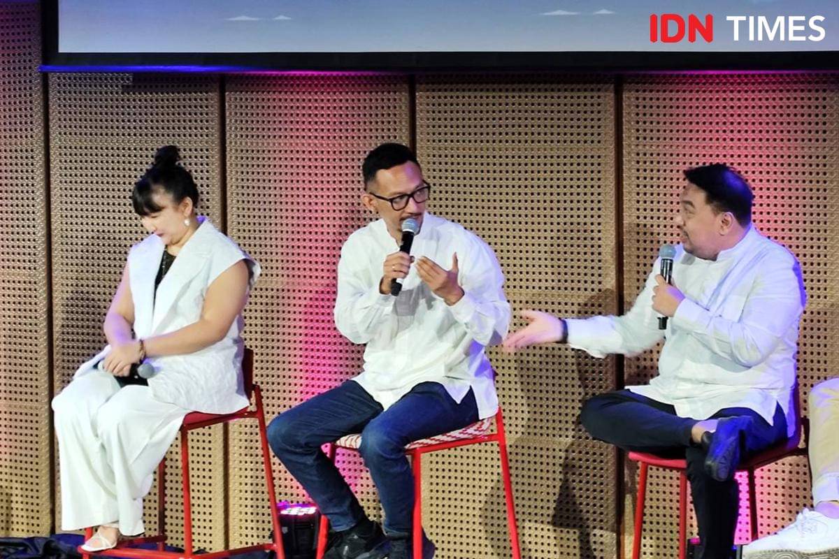 Komposer Musikal Perahu Kertas sebut tak semua lagu bisa masuk.jpg