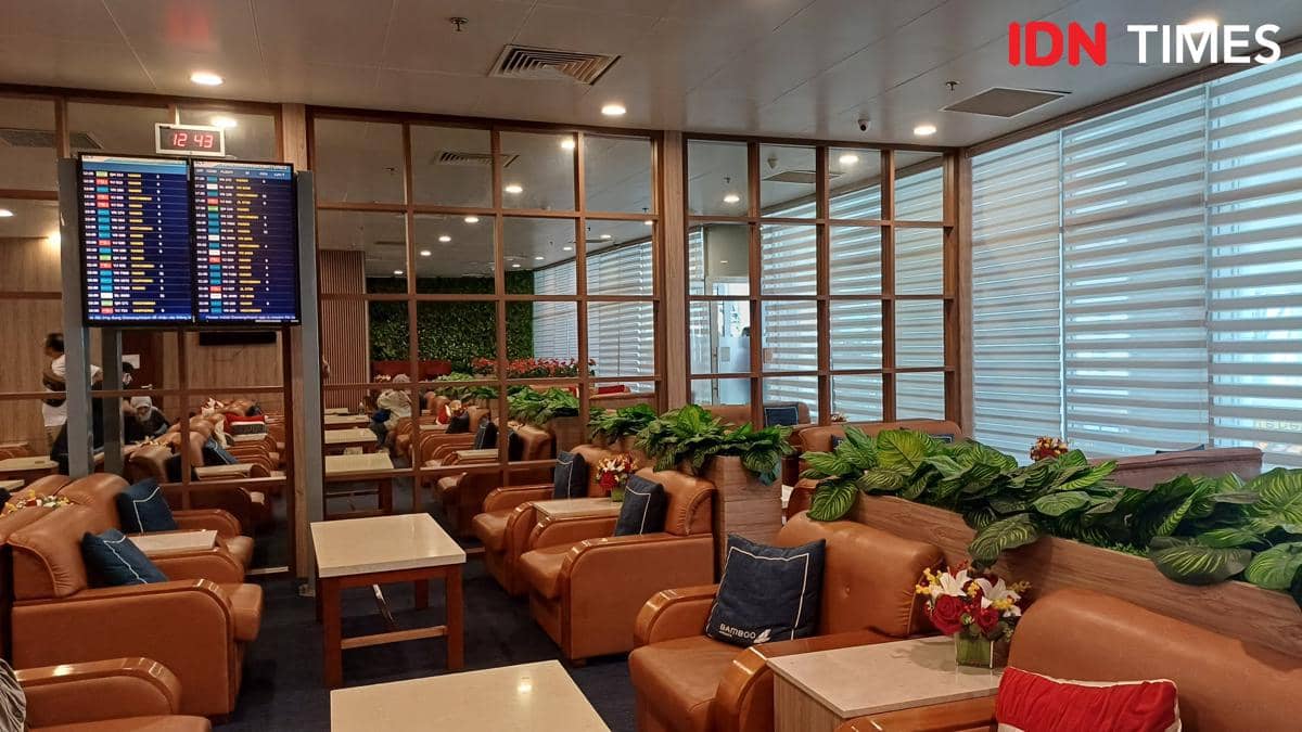 Potret lounge bandara 