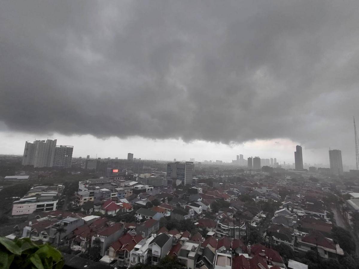 Ilustrasi cuaca ekstrem