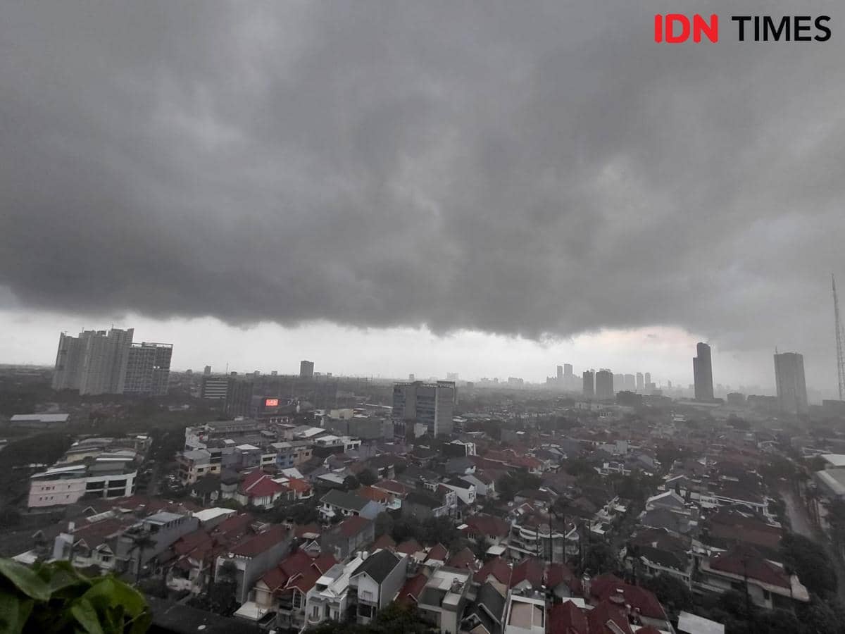 Ilustrasi cuaca ekstrem