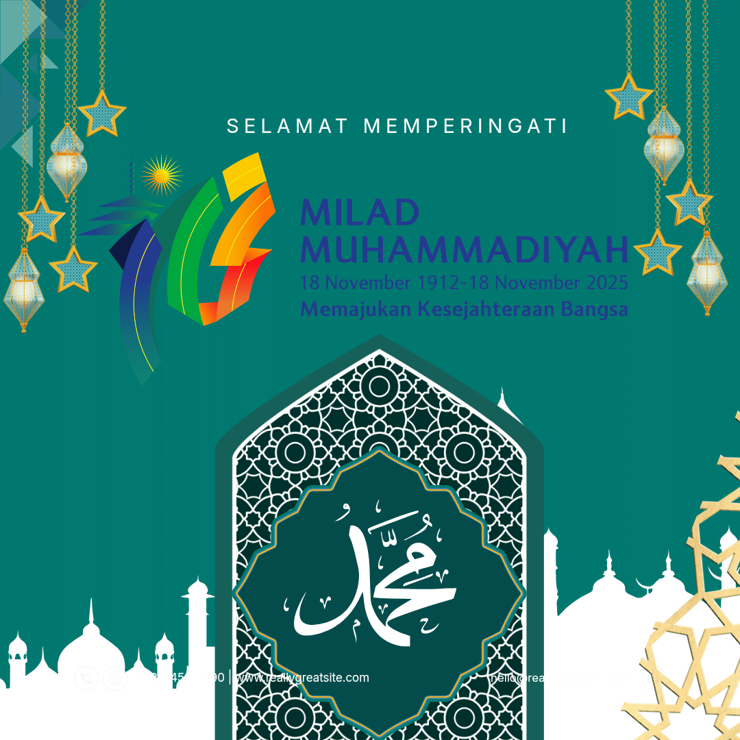 poster Milad Muhammadyah ke-113