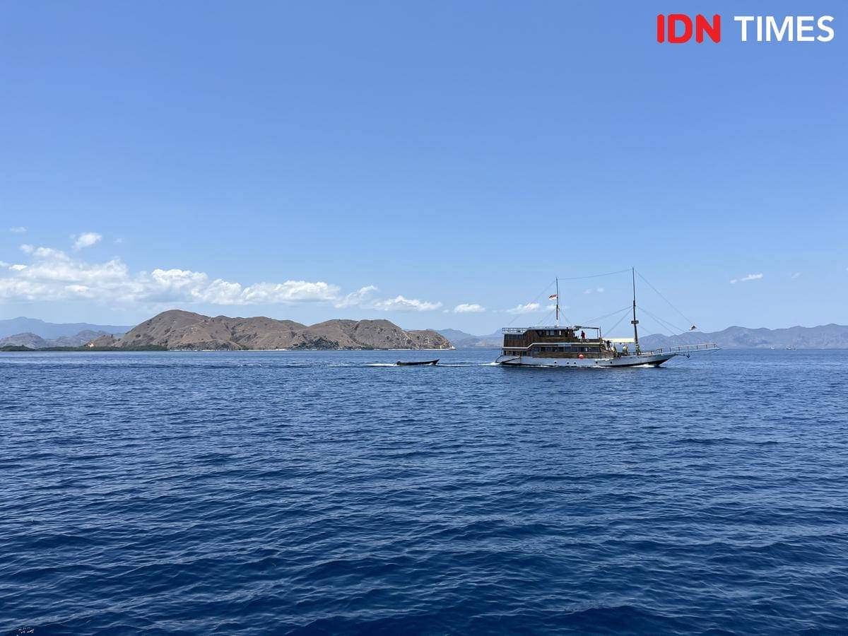 Potret berlayar di Kepulauan Labuan Bajo  