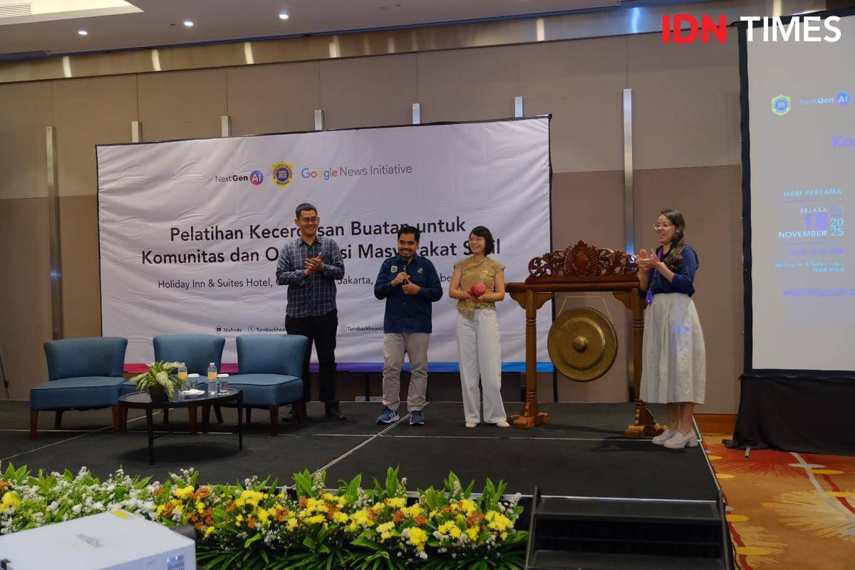 AI Warrior National Bootcamp 2025 di Jakarta (18/11/2025) (IDN Times/Rifki Wuda)