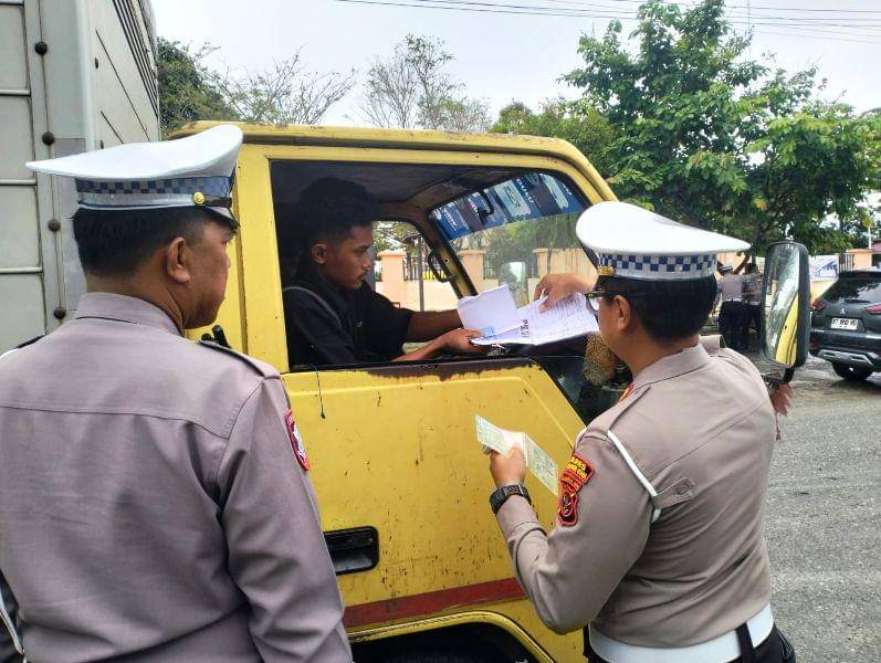 Kegiatan Operasi Zebra Mahakam 2025 di wilayah hukum Polres PPU