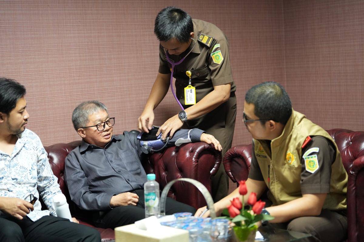 Tersangka WS alias Wilson yang merupakan Direktur PT BSS dan PT SAL ditahan penyidik pidsus Kejati Sumsel terkait perkara Tipikor pemberian kredit bank BRI (Dok: Kejati Sumsel)