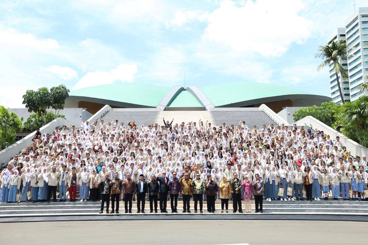 Wakil Ketua MPR RI, Edhie Baskoro Yudhoyono (Ibas) saat menghadiri Grand Final Lomba Cerdas Cermat Empat Pilar MPR RI di Gedung MPR RI, Senayan, Jakarta. (Dok. MPR RI)