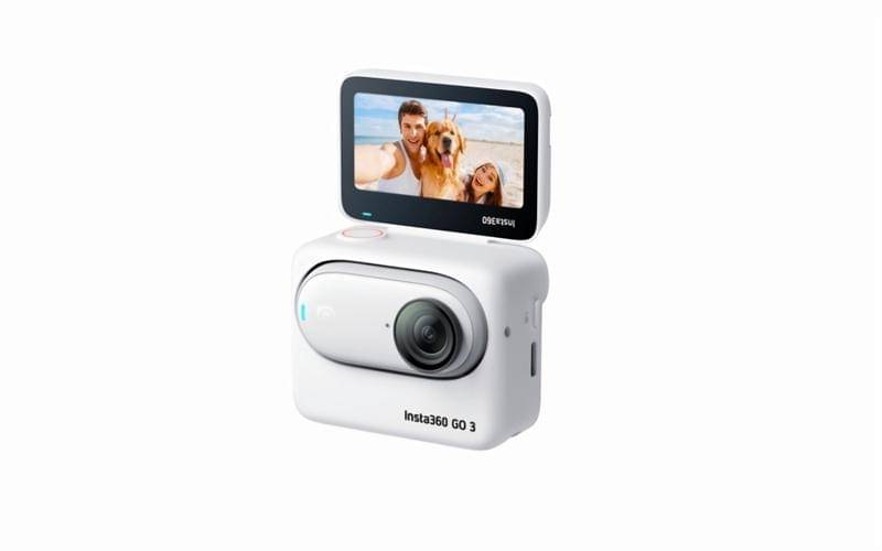 ilustrasi penggunaan kamera Insta360 GO 3 untuk vlog