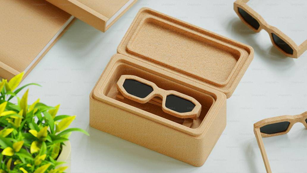 ilustrasi kotak kacamata