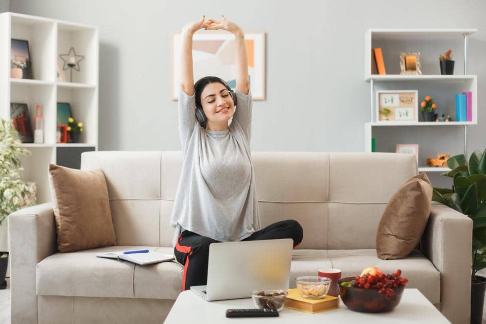 ilustrasi stretching