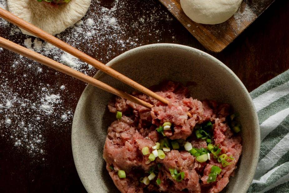 Ilustrasi adonan daging