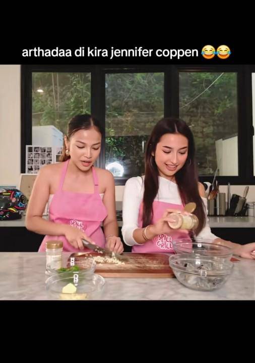 Jennifer Coppen Ketemu 'kembaran' (tiktok.com/jennifer.coppen)