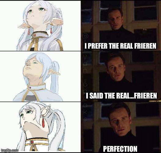 meme gambar Frieren viral
