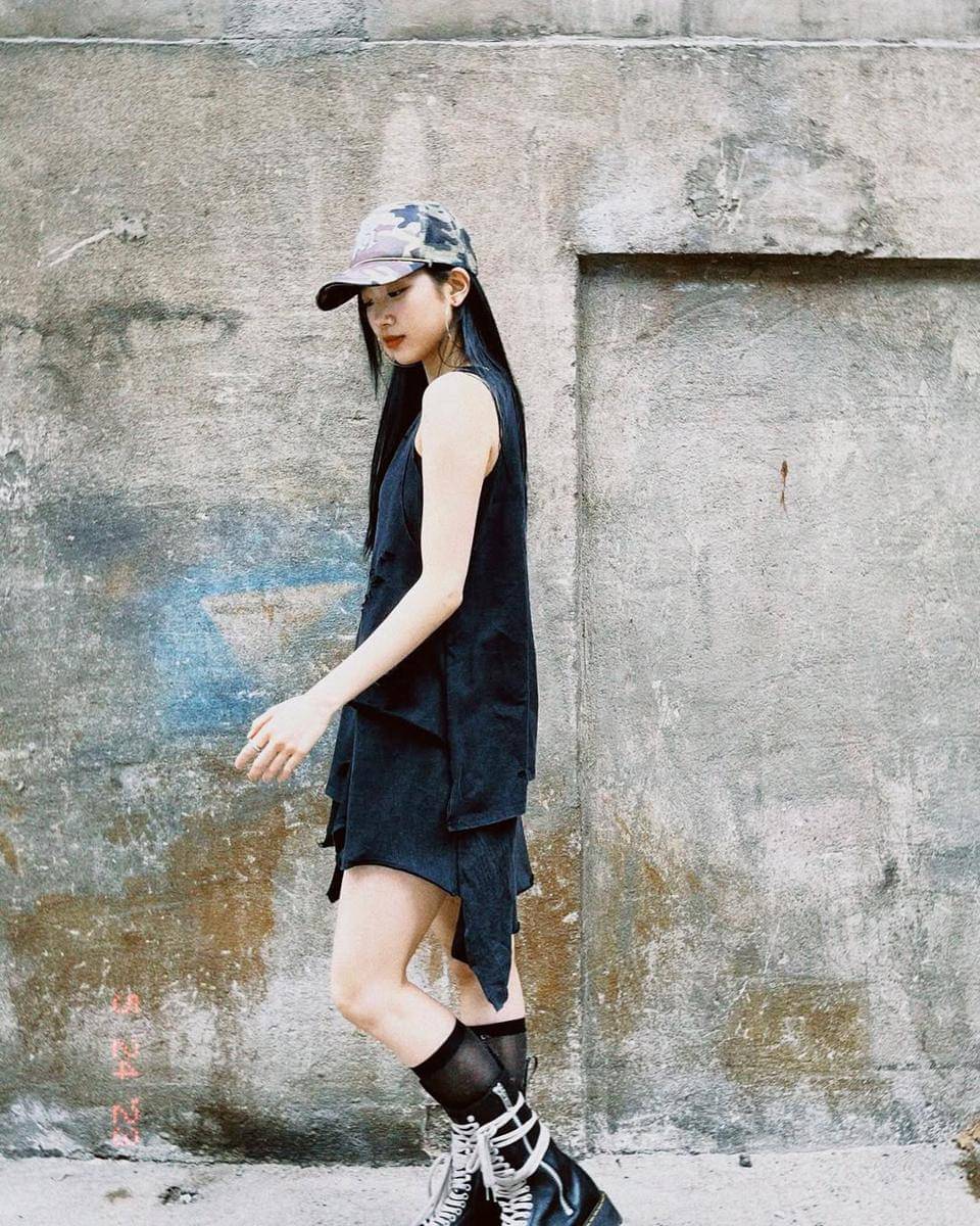 OOTD boyish ala Kazuha LE SSERAFIM