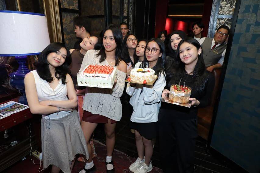 potret perayaan ulang tahun Leya Princy