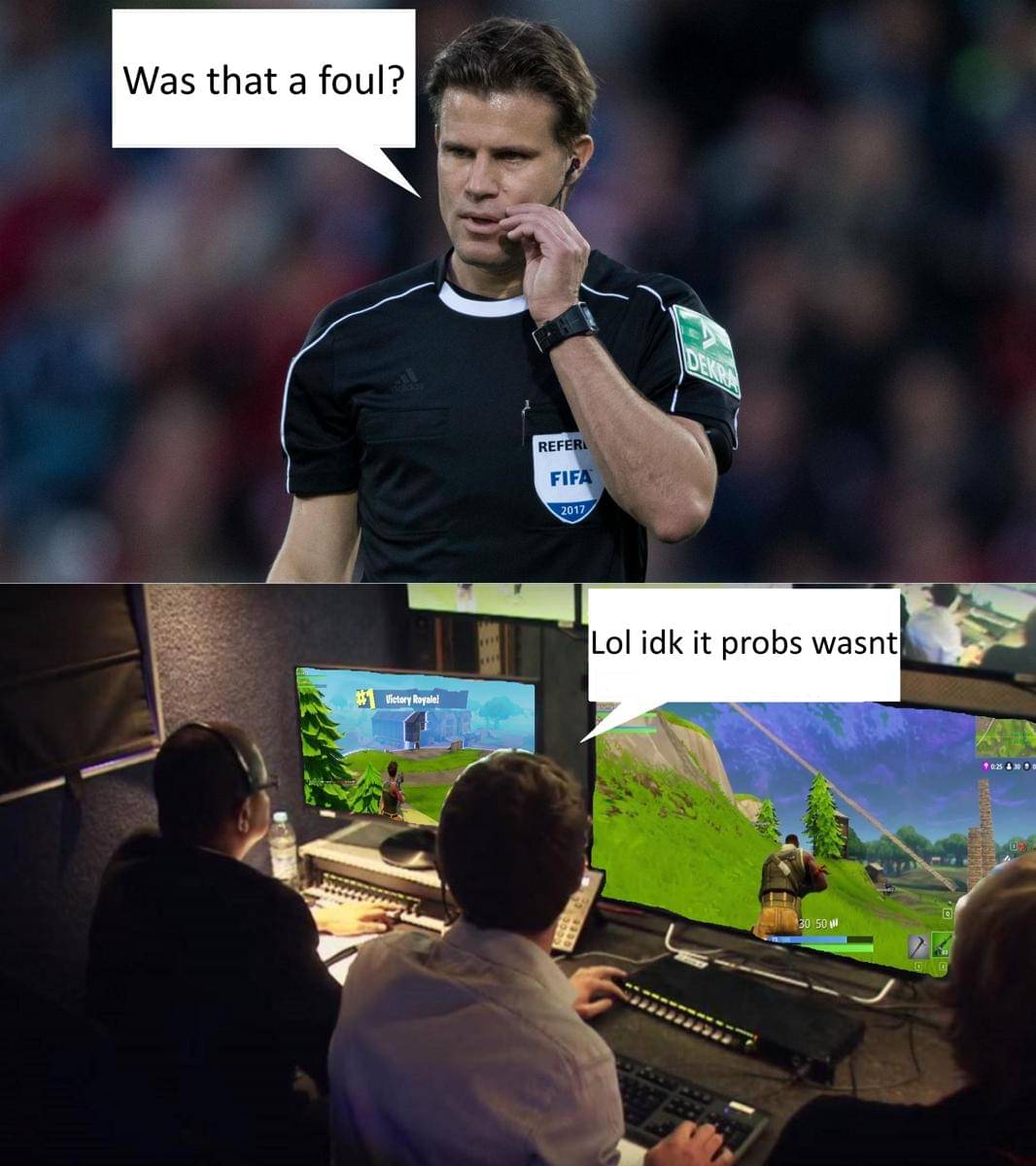 meme wasit paling kocak