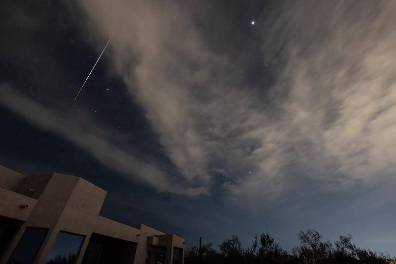 Ilustrasi andromedid yang pernah jadi meteor dahsyat tahun 1885