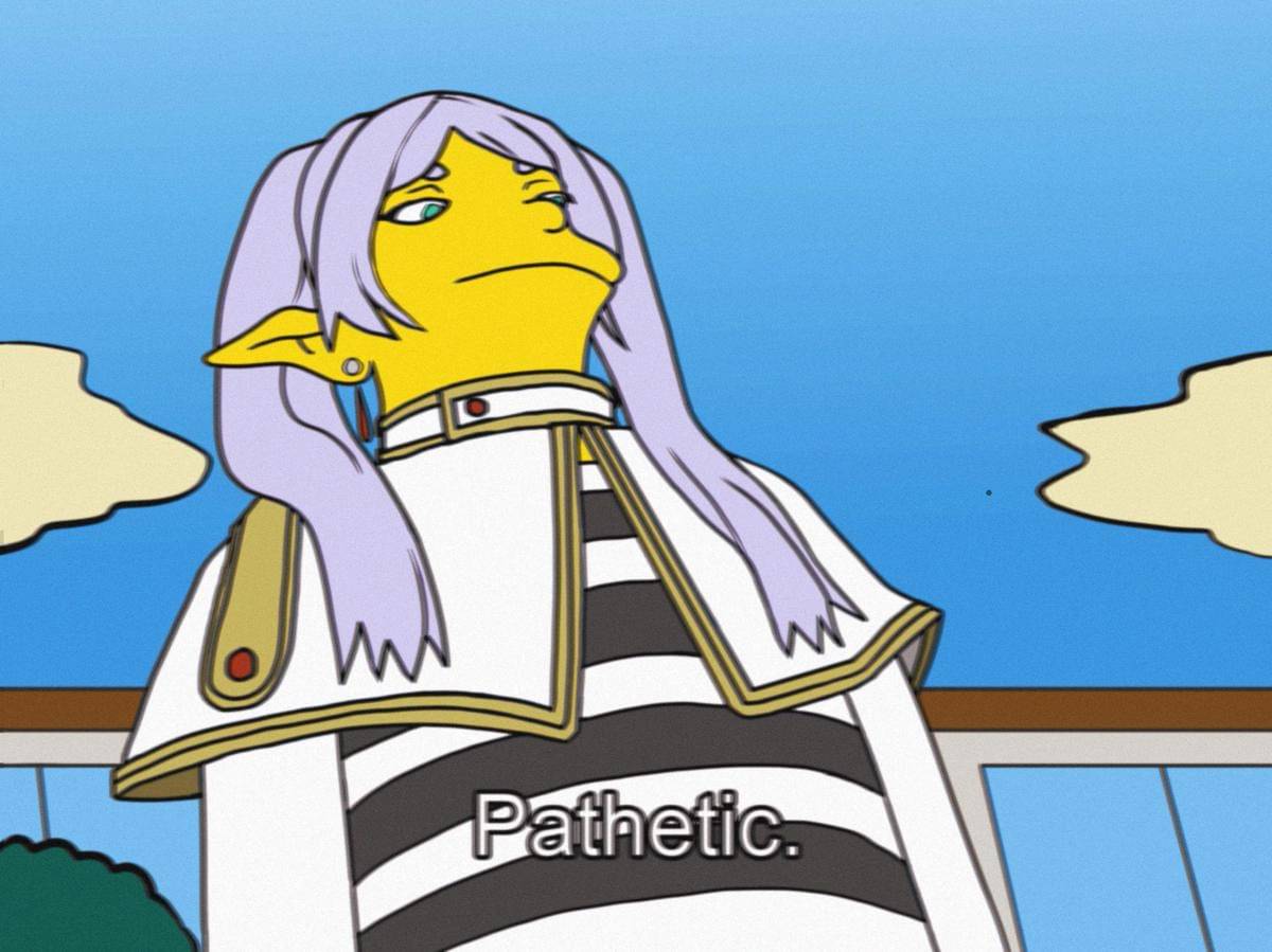 meme gambar Frieren viral