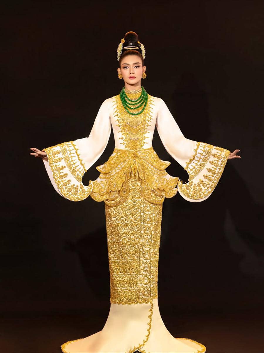 kostum nasional Miss Universe Myanmar 2025