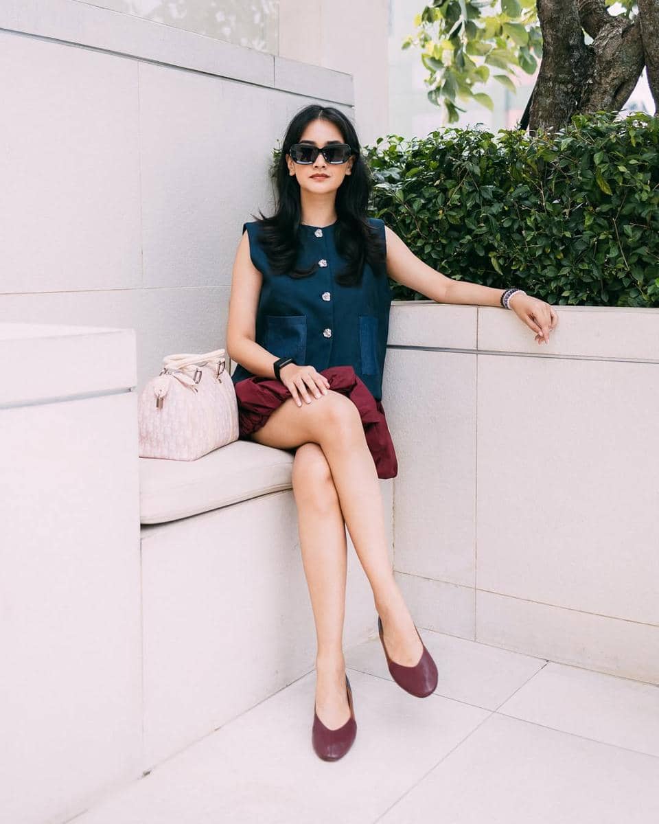 ide styling balloon skirt ala seleb Indonesia 