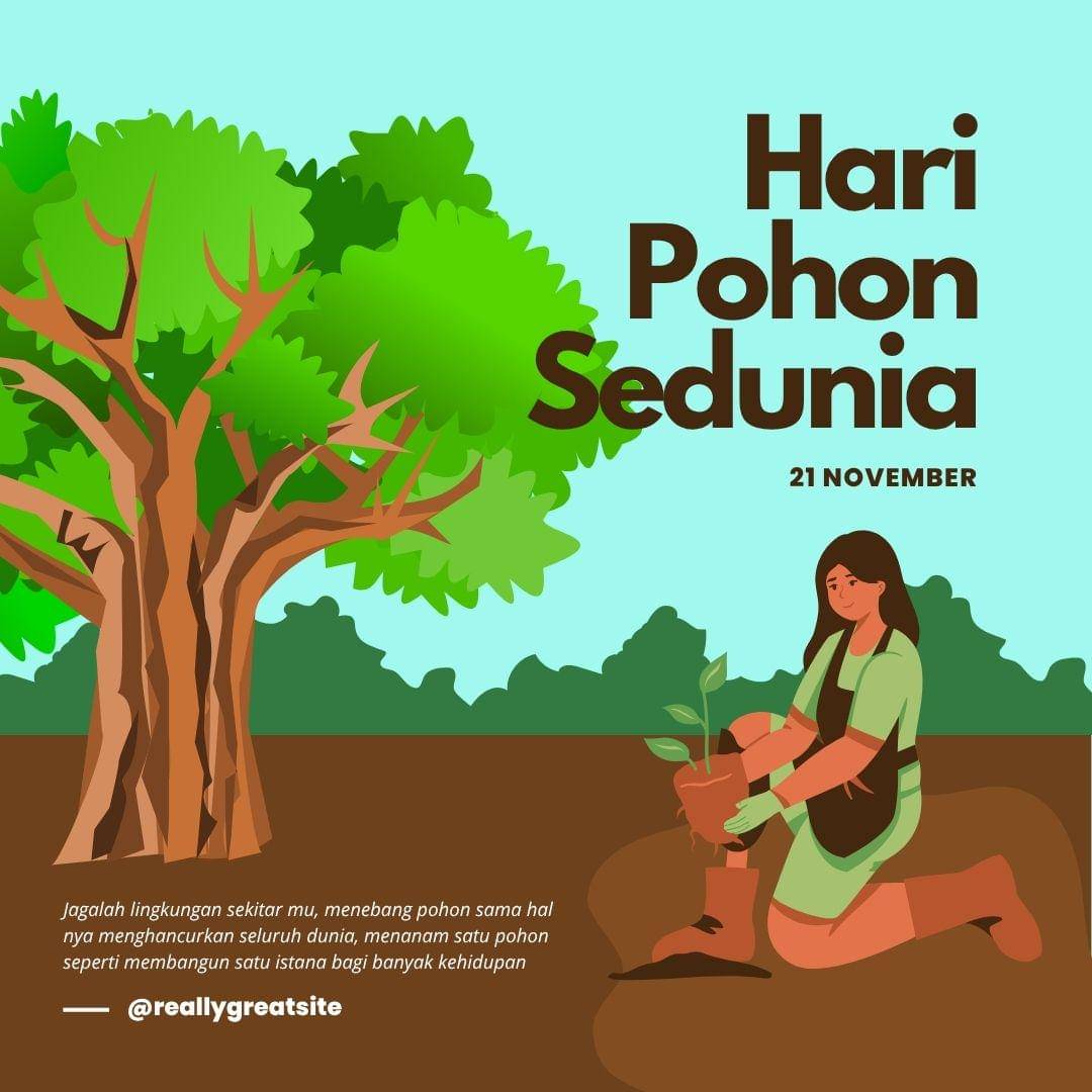 Poster Hari Pohon Sedunia 