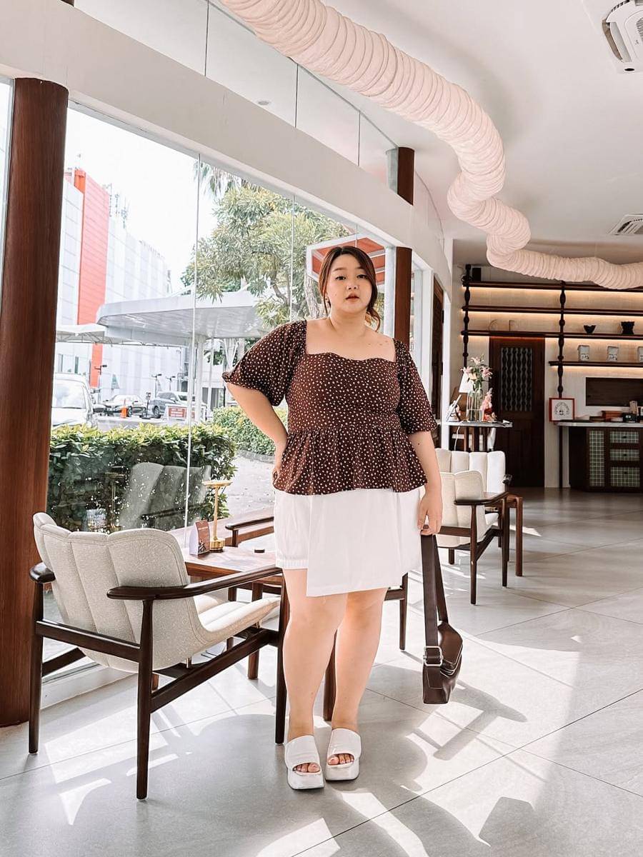 OOTD kasual untuk plus size
