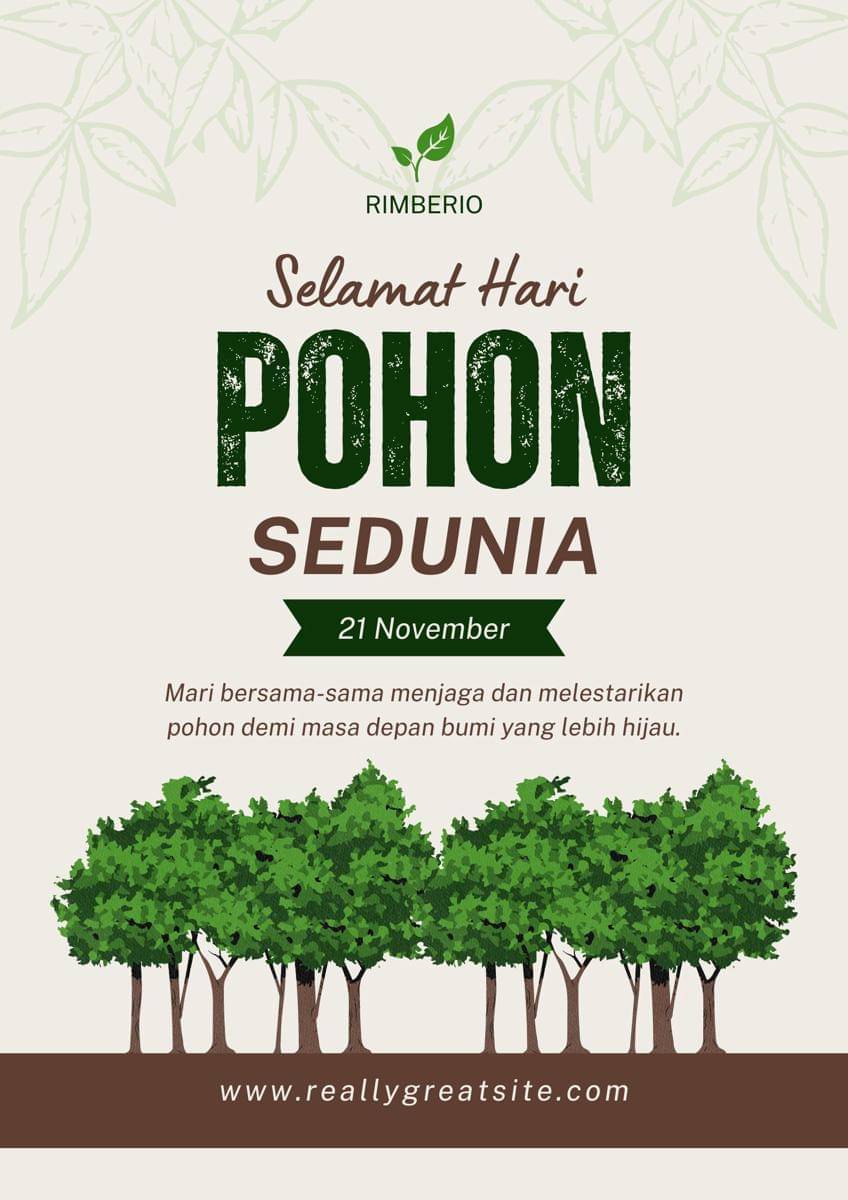 Poster Hari Pohon Sedunia 