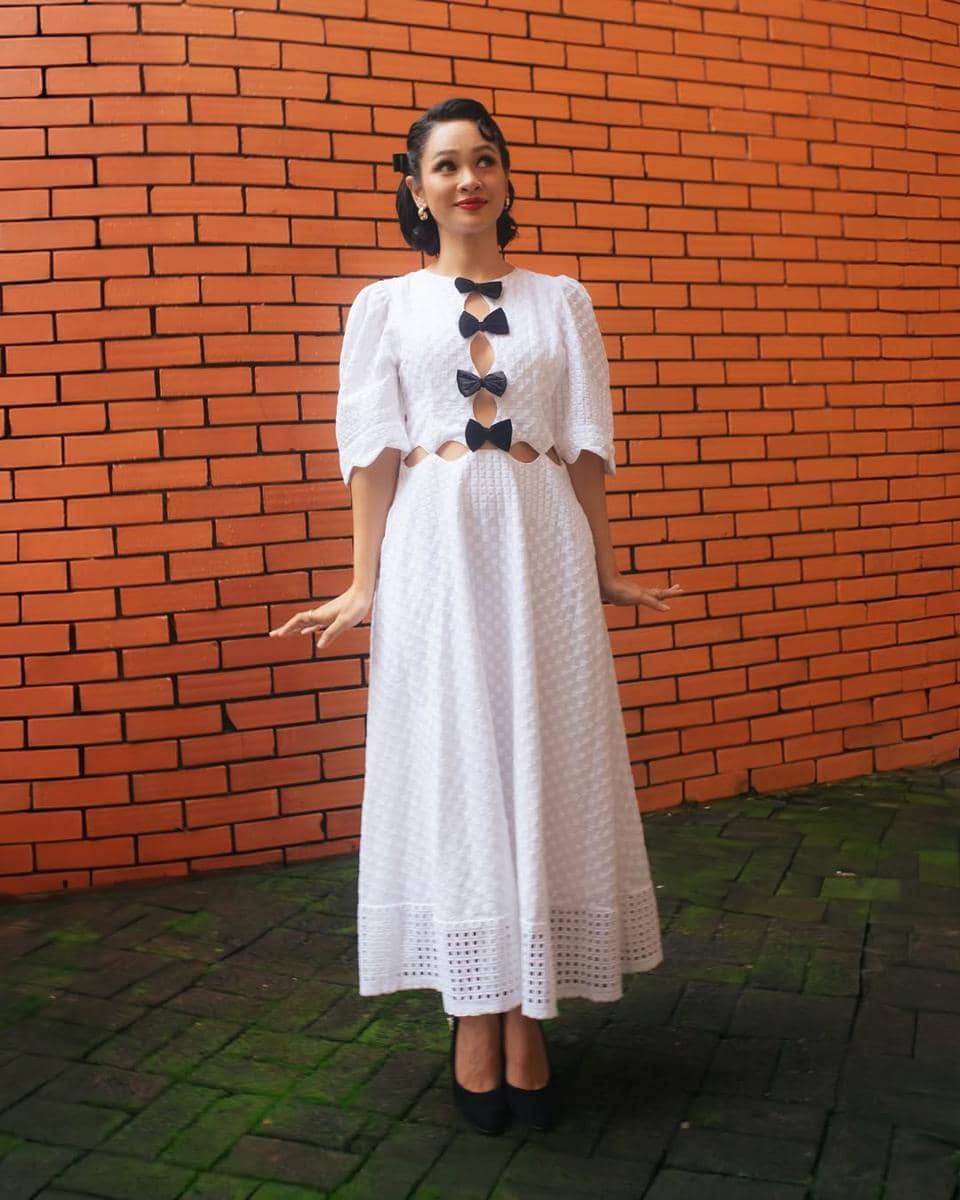 inspirasi coquette style ala Andien Aisyah