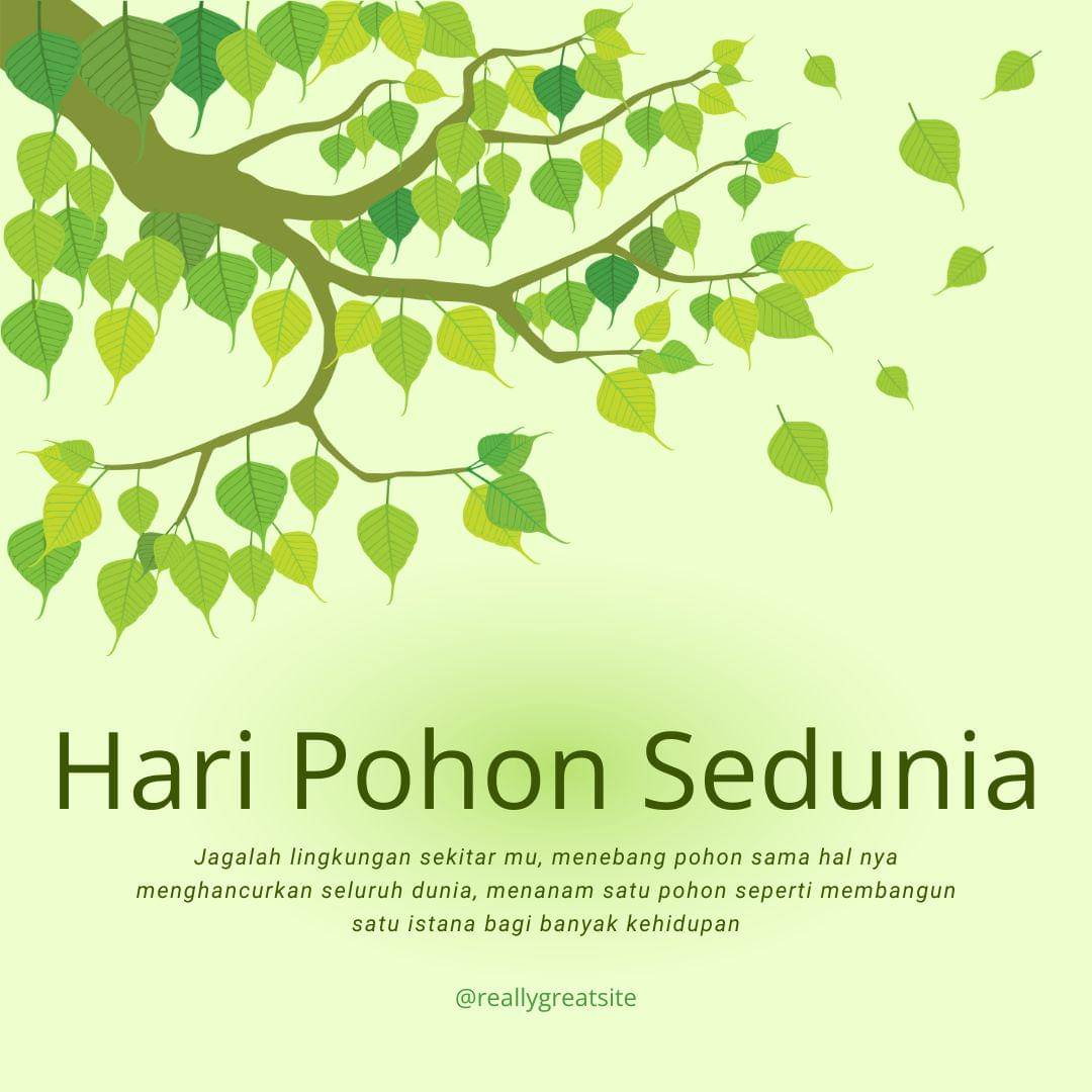 Poster Hari Pohon Sedunia 