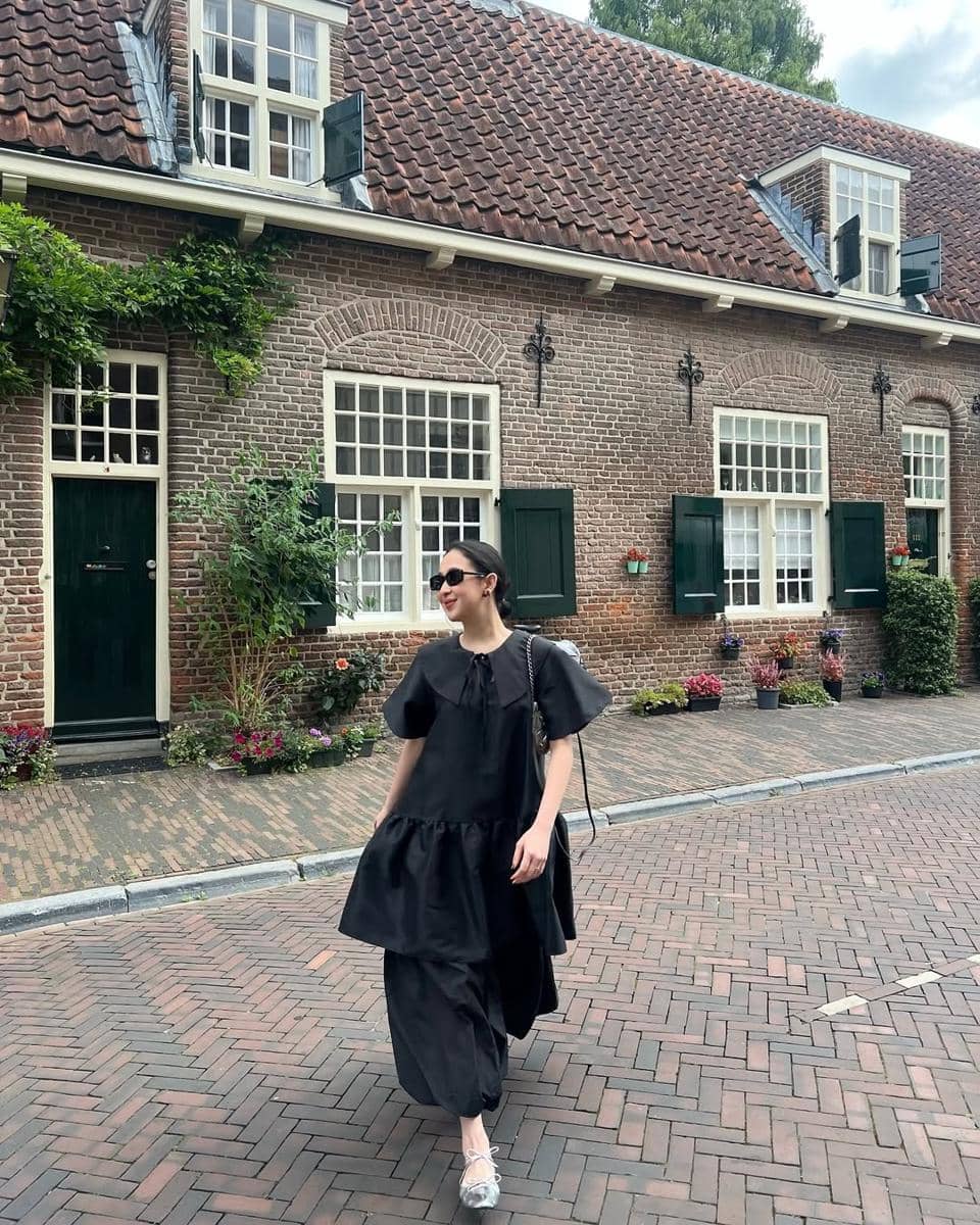 ide styling balloon skirt ala seleb Indonesia 