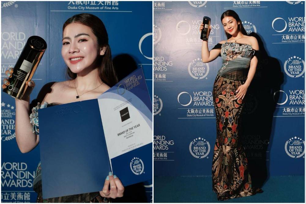 Potret Felicya Angelista raih penghargaan dari WBA