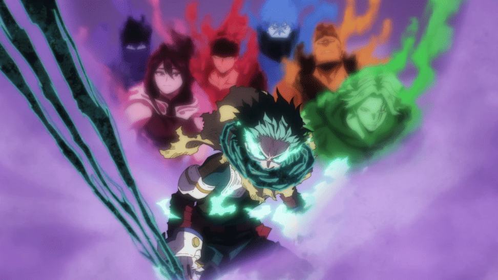 Para pemilik quirk One For All dari anime My Hero Academia (2016) (dok. Bones)