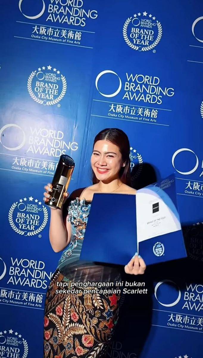 Potret Felicya Angelista raih penghargaan dari WBA