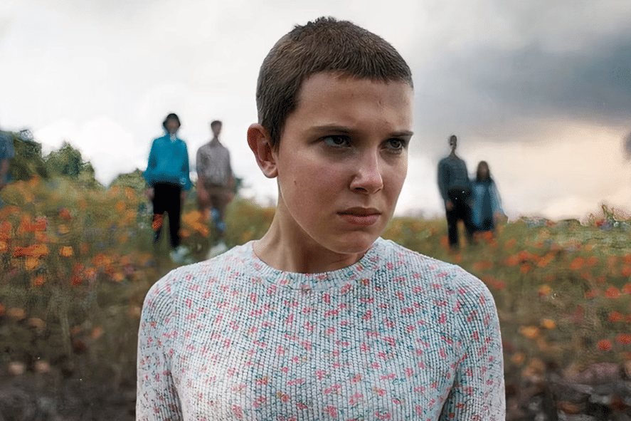 Millie Bobby Brown sebagai Eleven.