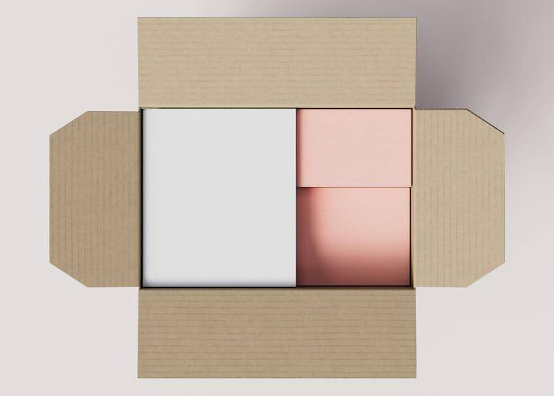 ilustrasi kotak kardus