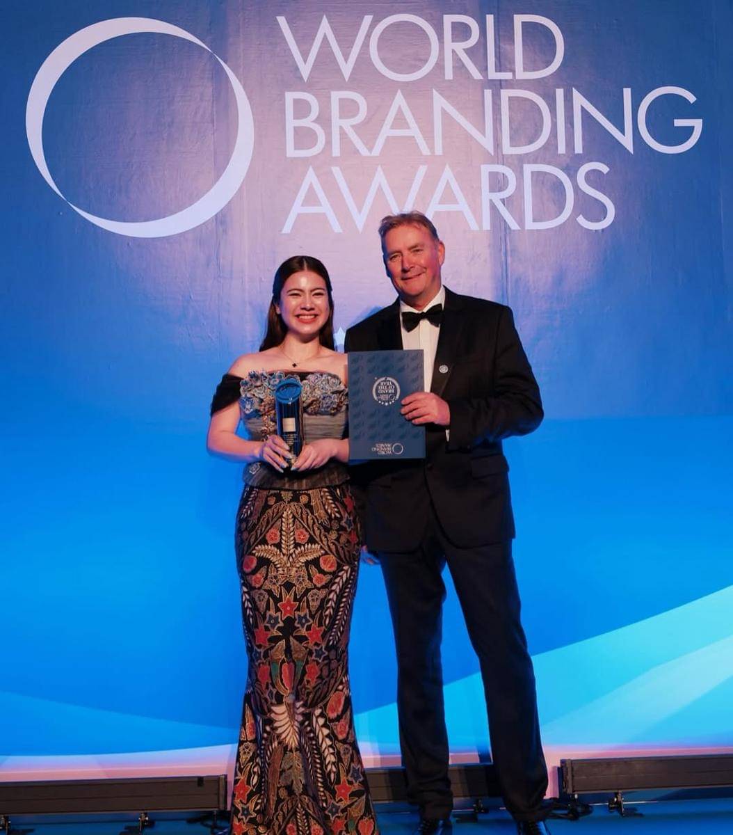 Potret Felicya Angelista raih penghargaan dari WBA