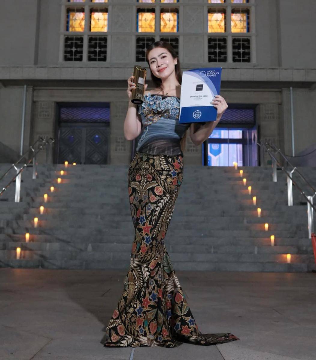 Potret Felicya Angelista raih penghargaan dari WBA