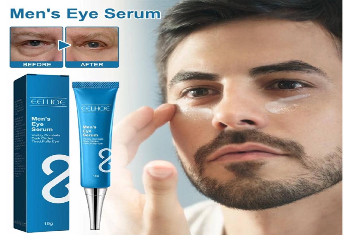 EELHOE Men's Eye Serum 15g Combats Dark Circles Tired Puffy Eye