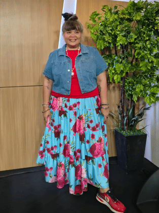 OOTD kasual untuk plus size
