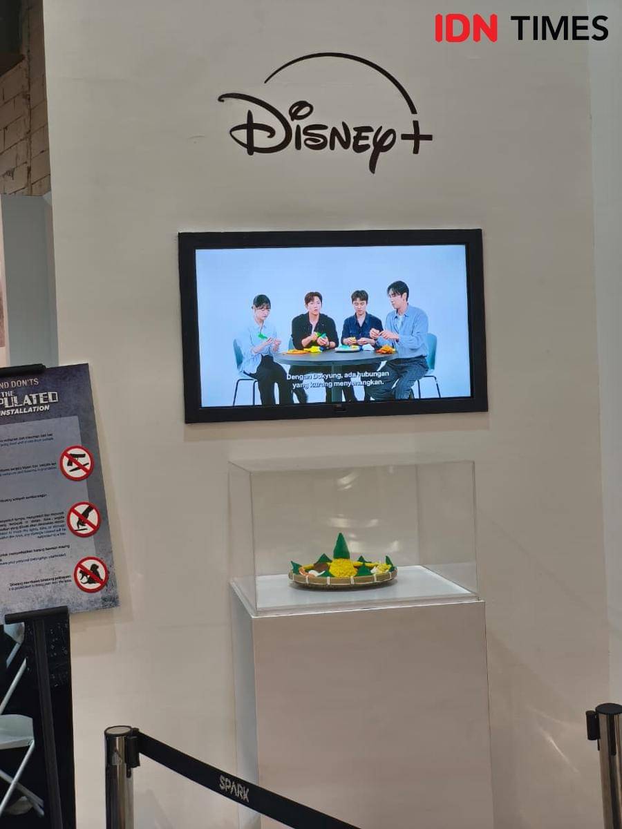 Potret instalasi The Manipulated di Jakarta